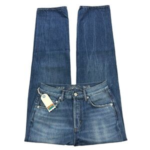 Daily Blue Mood Relaxed Straight Jeans, NWT, 25